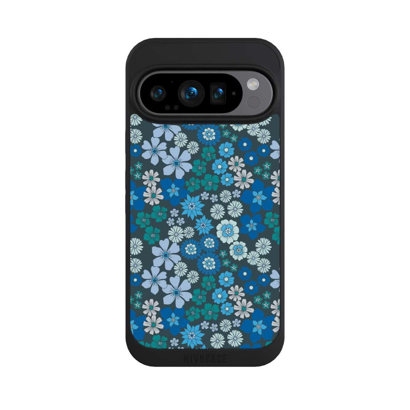 Pixel 9 Pro NIVOpure Blaue Blumen DeinDesign