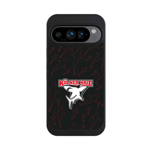 Google Pixel 9 Pro NIVOpure Haie Muster Rot
