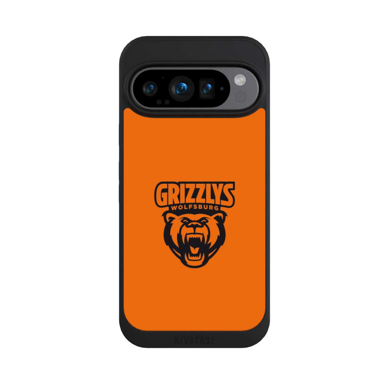 Pixel 9 Pro NIVOpure Logo Schwarz und Orange