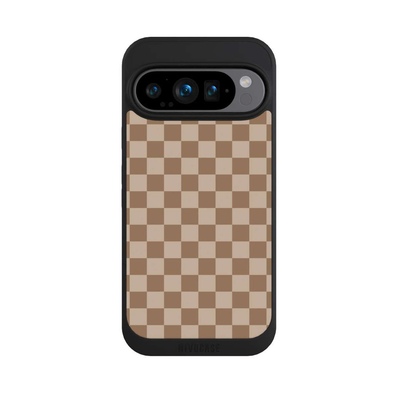 Pixel 9 Pro NIVOpure Braun Karo