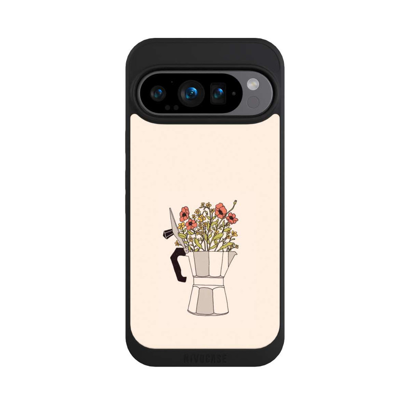 Pixel 9 Pro NIVOpure Moka Blumen