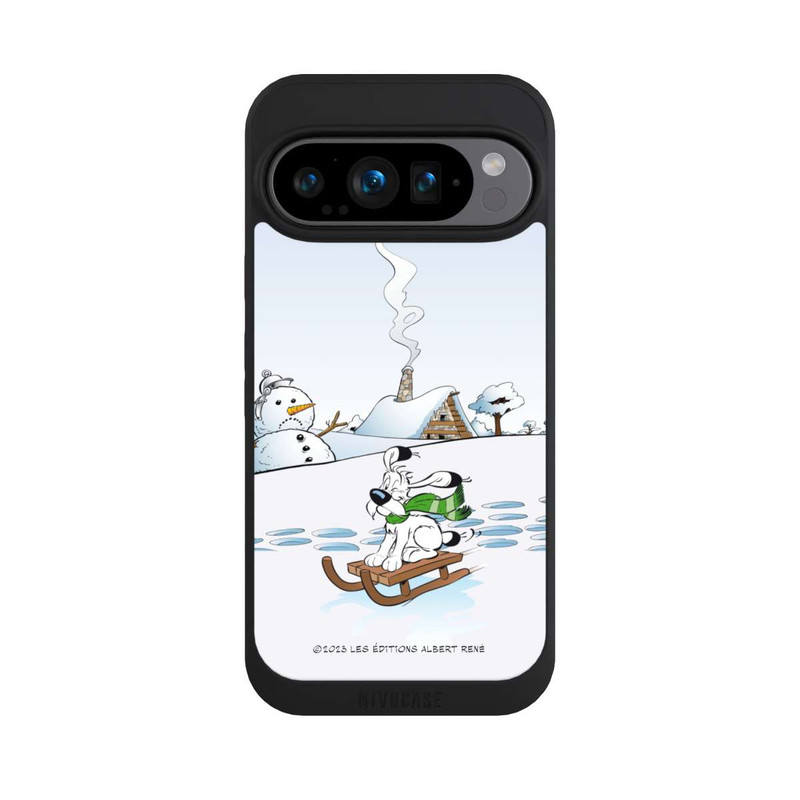 Pixel 9 Pro NIVOpure Idefix fährt Schlitten