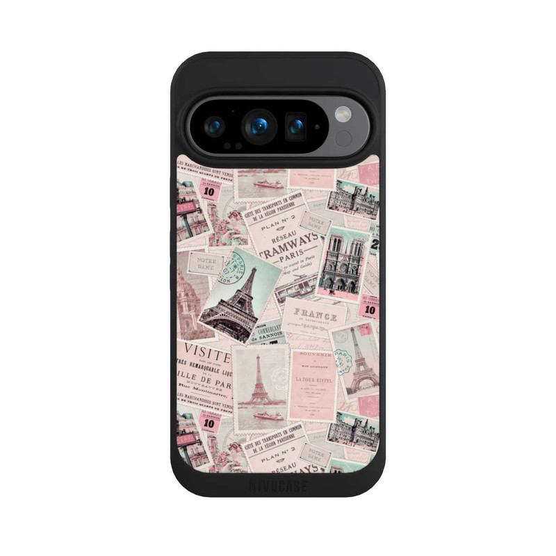 Pixel 9 Pro NIVOpure Vintage Paris Postcards Pattern
