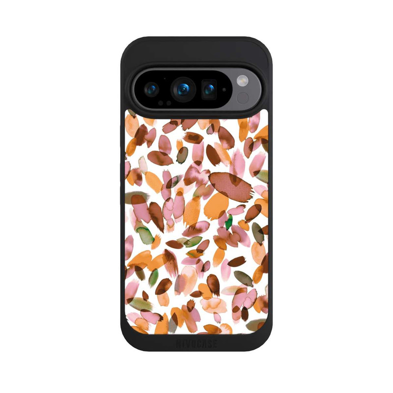 Pixel 9 Pro NIVOpure Watercolor Petal Stains Orange