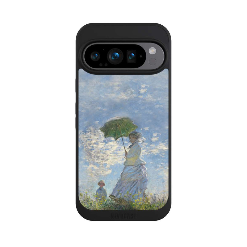 Pixel 9 Pro NIVOpure Frau mit Sonnenschirm - Monet