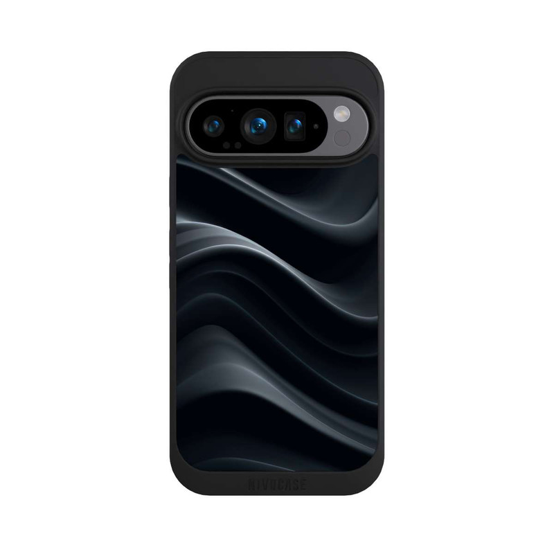 Pixel 9 Pro NIVOpure Black Waves Texture