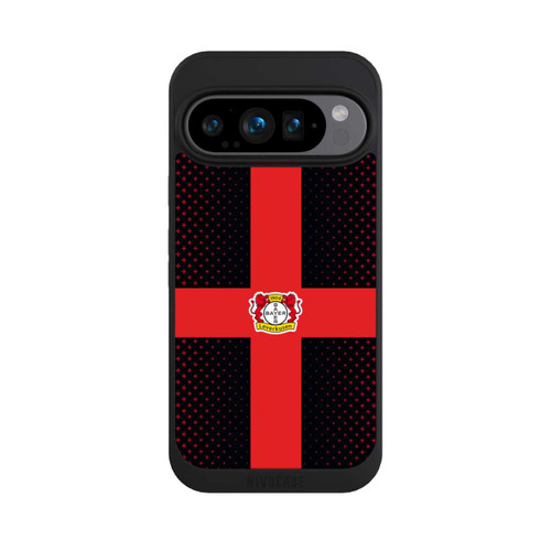 Google Pixel 9 Pro NIVOpure Bayer 04 Leverkusen Rotes Kreuz auf Schwarz