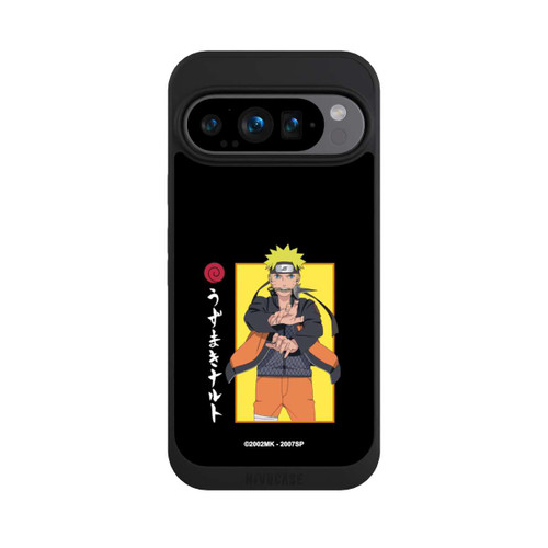 Google Pixel 9 Pro NIVOpure Naruto Kampfposition Schwarz