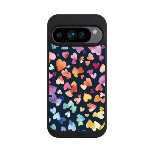 Google Pixel 9 Pro NIVOpure Valentinstag Herzen Schwarz