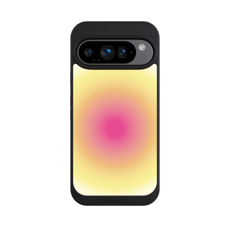 Pixel 9 Pro NIVOpure Aura Gelb Pink Kreis