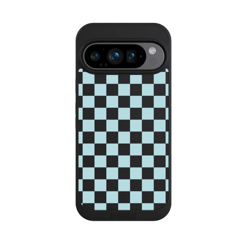 Google Pixel 9 Pro NIVOpure Karo Weiches Blau