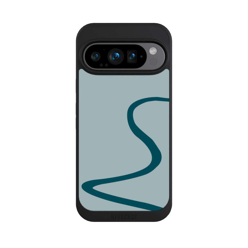 Pixel 9 Pro NIVOpure Trendy Blaue Linie