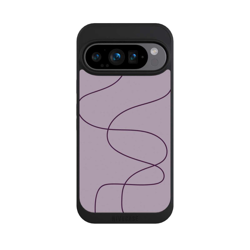 Pixel 9 Pro NIVOpure Lila Dünne Linien