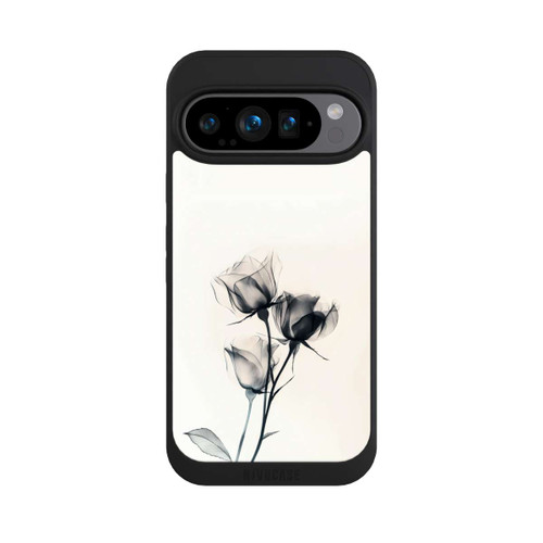 Google Pixel 9 Pro NIVOpure Schwarze Blume
