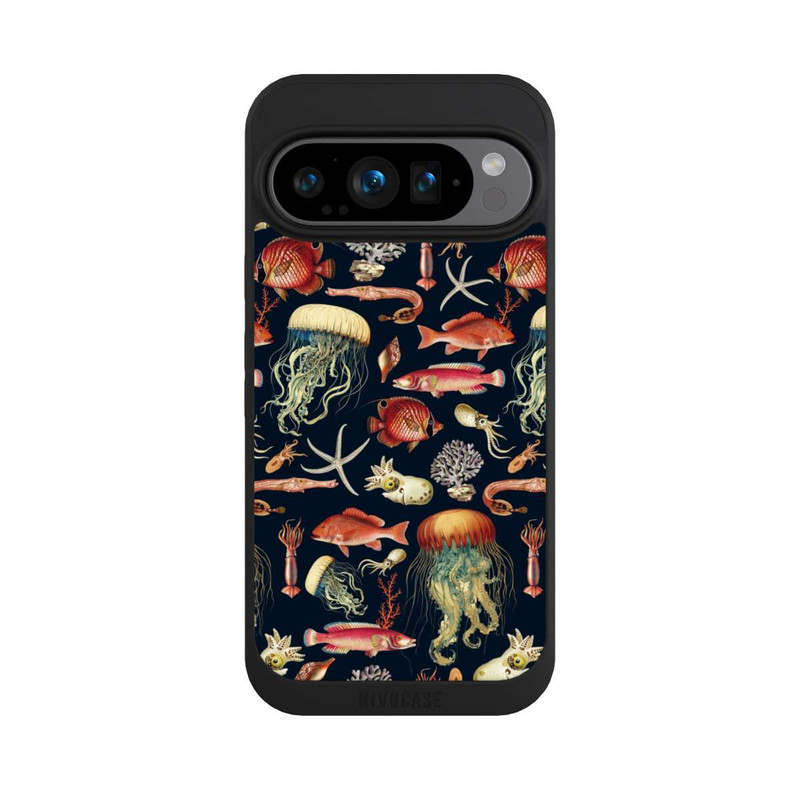 Pixel 9 Pro NIVOpure Tiefseefisch Muster