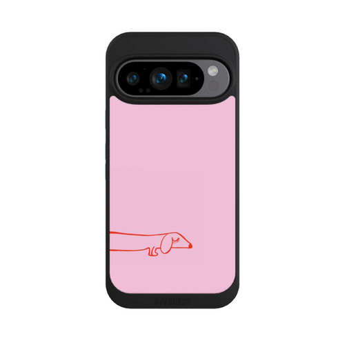 Google Pixel 9 Pro NIVOpure Dachshund Illustration Pink