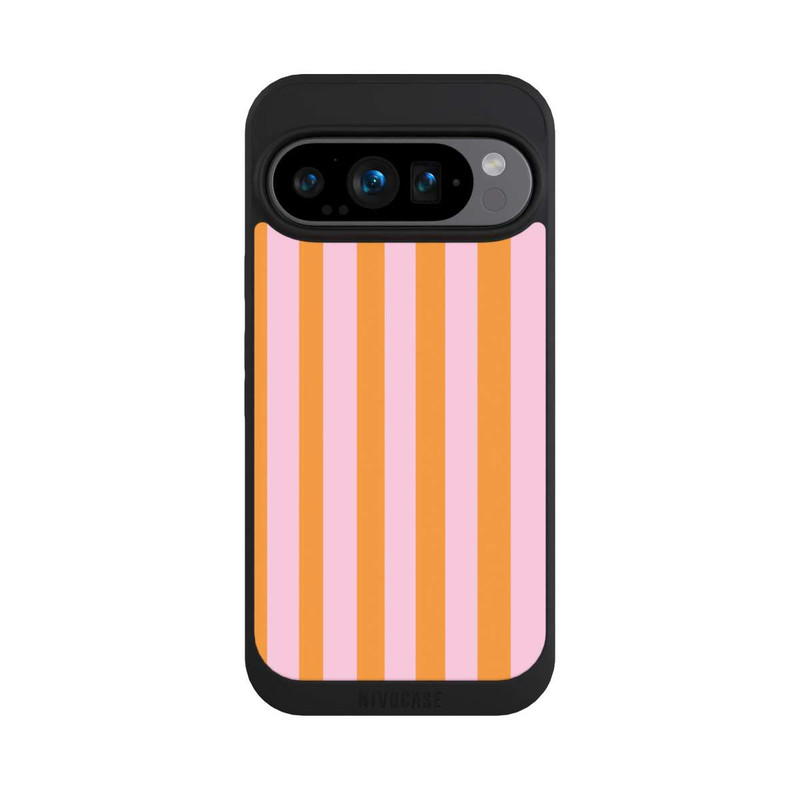 Pixel 9 Pro NIVOpure Orange Rosa Streifen