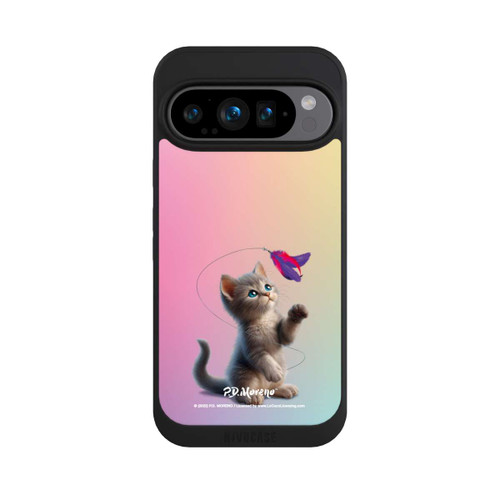 Google Pixel 9 Pro NIVOpure Playing Cat with Feather