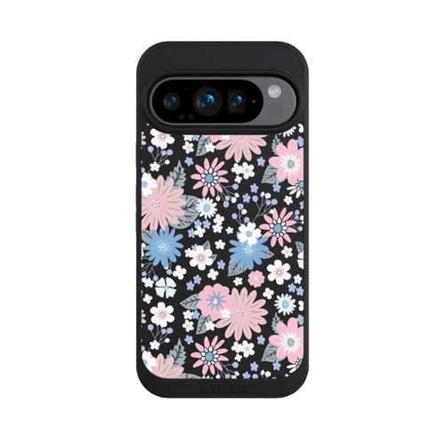 Google Pixel 9 Pro NIVOpure Wildblumenmuster Illustration Pastell Transparent