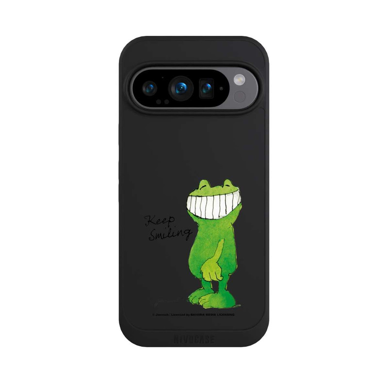 Pixel 9 Pro NIVOpure Frosch Keep Smiling Transparent