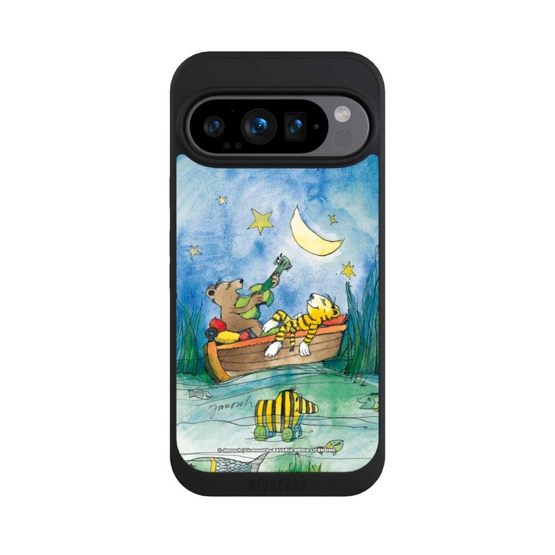 Pixel 9 Pro NIVOpure Bär und Tiger im Mondschein
