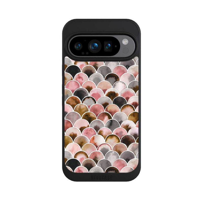 Pixel 9 Pro NIVOpure Japandi Scales Pink Brown