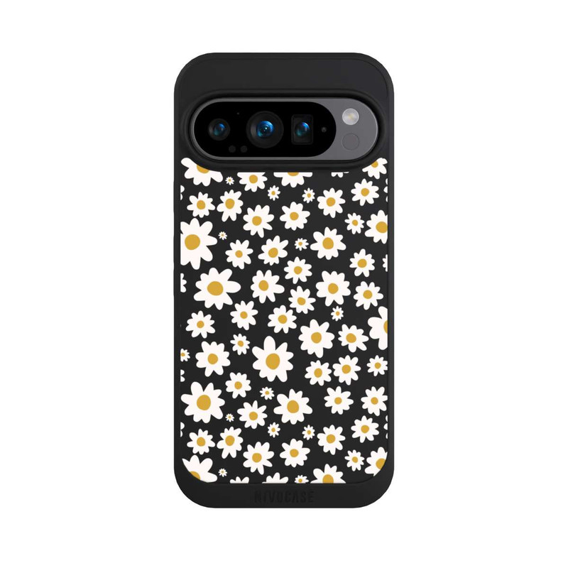 Pixel 9 Pro NIVOpure Daisy Flower Seamless Pattern Transparent