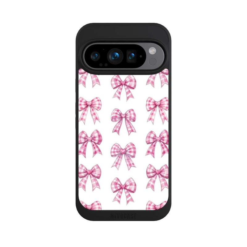 Pixel 9 Pro NIVOpure Pink Gingham Hearts and Bows