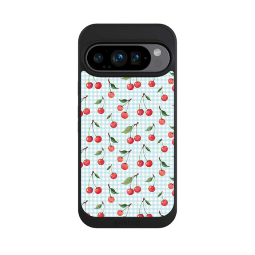 Google Pixel 9 Pro NIVOpure Cherries and Blue Gingham