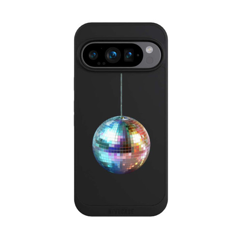 Google Pixel 9 Pro NIVOpure Discokugel Party Blau Gold Transparent mit KI