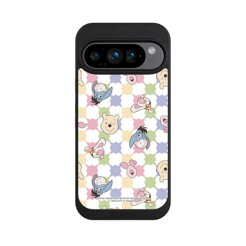 Pixel 9 Pro NIVOpure Winnie Puuh und Freunde farbenfrohes Muster