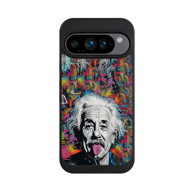 Pixel 9 Pro NIVOpure Physiker Bunte Zunge Raus
