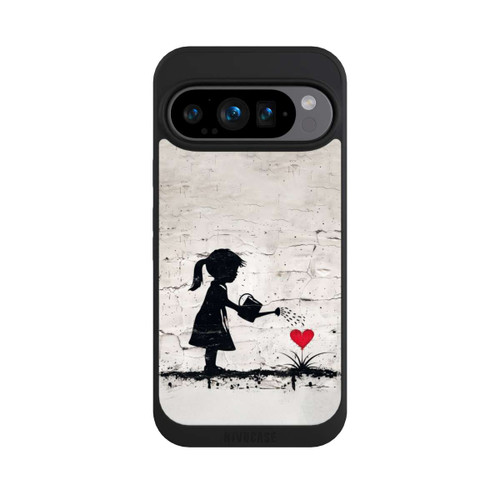 Google Pixel 9 Pro NIVOpure Girl Watering Bunch of Flowers 
