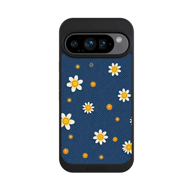 Pixel 9 Pro NIVOpure Jeans Flowers with AI