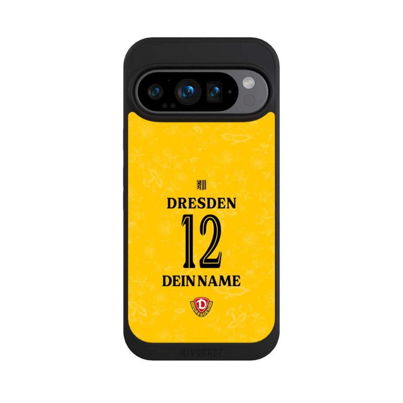 Pixel 9 Pro NIVOpure Dynamo Dresden Trikot Personalisierbar 25-26