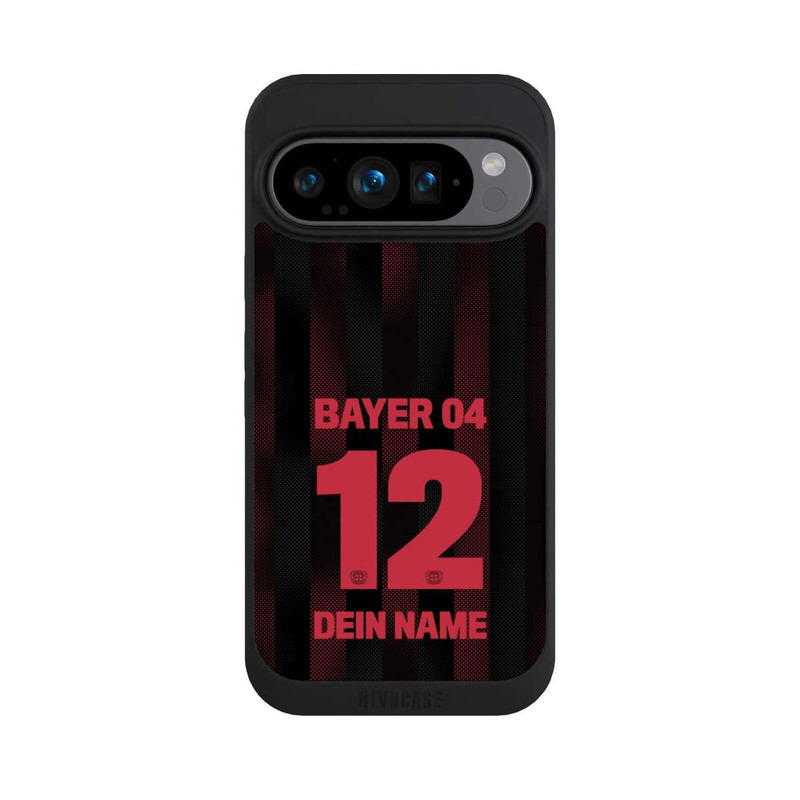 Pixel 9 Pro NIVOpure Bayer Leverkusen Trikot Personalisierbar 25-26