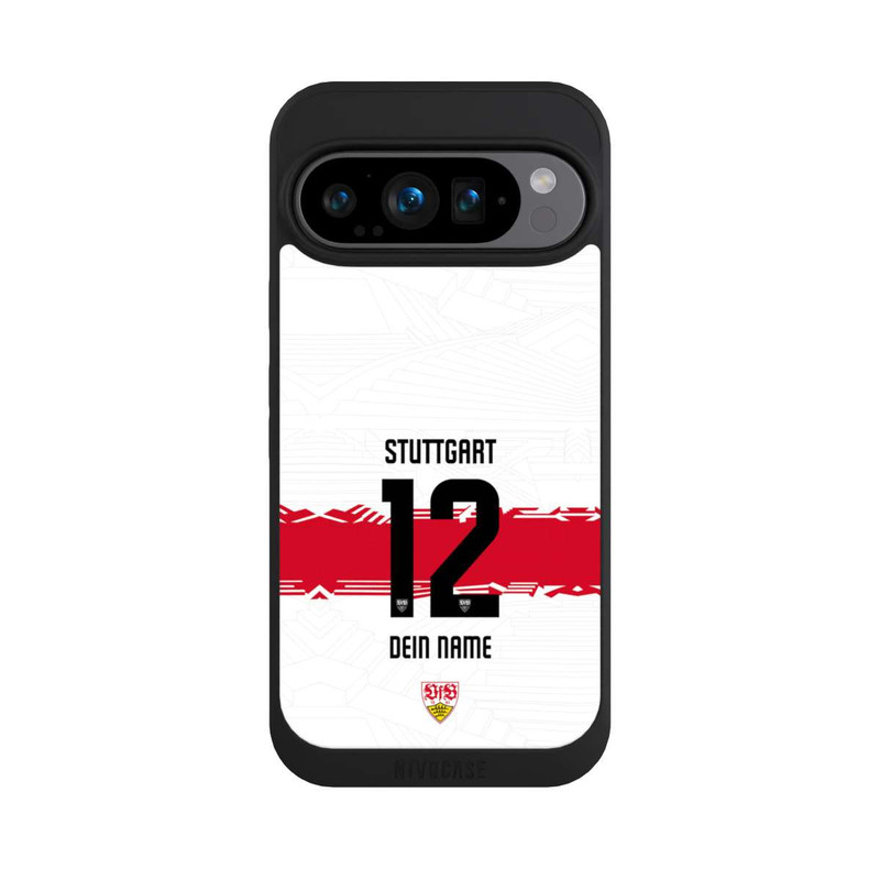 Pixel 9 Pro NIVOpure VfB Stuttgart Trikot Personalisierbar 25-26