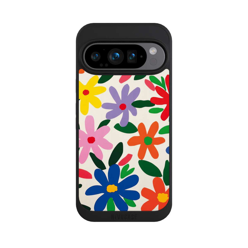 Pixel 9 Pro NIVOpure Sommerblüten Illustration