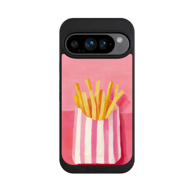 Pixel 9 Pro NIVOpure Retro Pommes Pink Watercolor