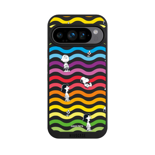Google Pixel 9 Pro NIVOpure Snoopy Pattern Rainbow Transparent