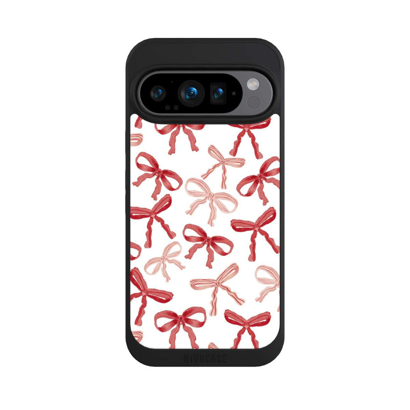 Pixel 9 Pro NIVOpure Rote Schleifen Muster