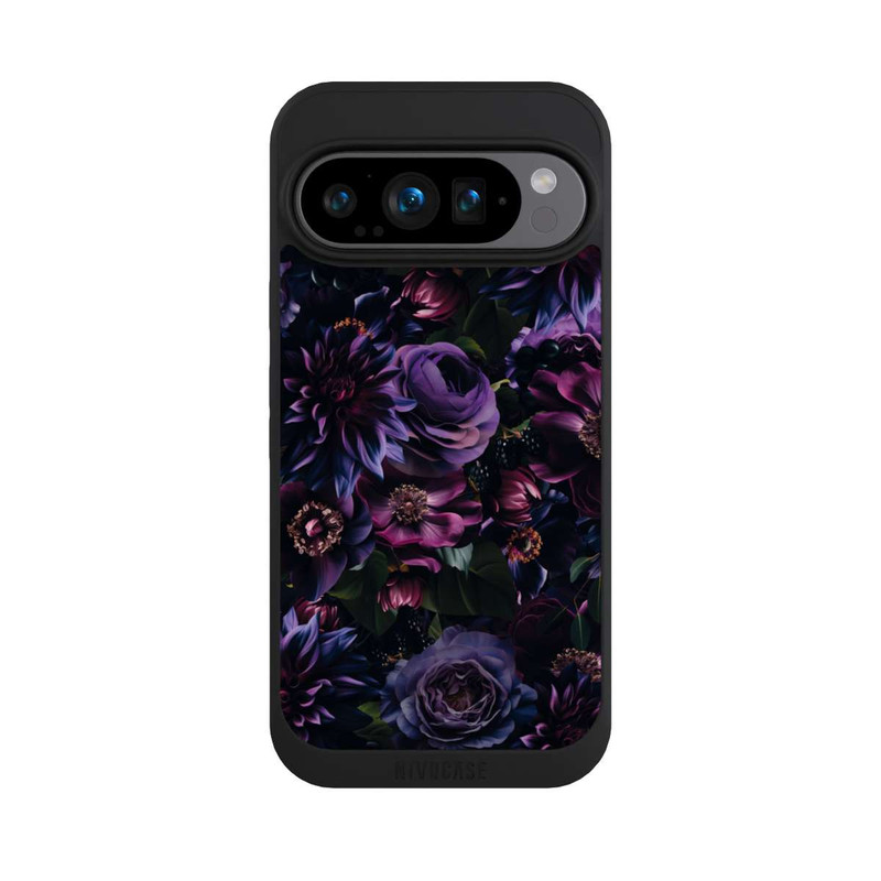 Pixel 9 Pro NIVOpure Dunkle Lila Blüten 