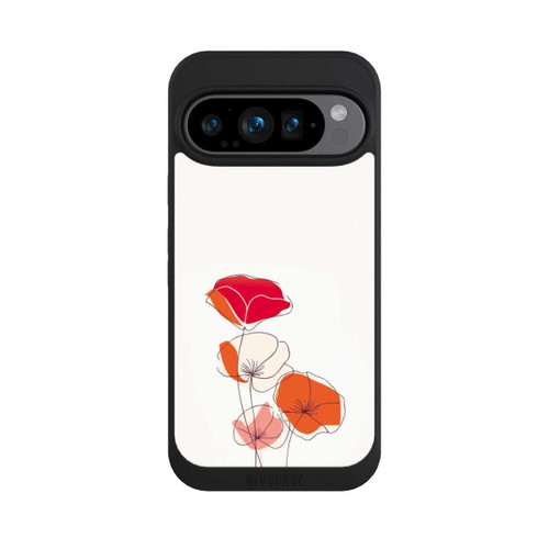 Google Pixel 9 Pro NIVOpure Poppies Line Art