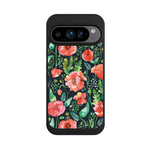 Google Pixel 9 Pro NIVOpure Mohnblumen Dunkle Wildnis