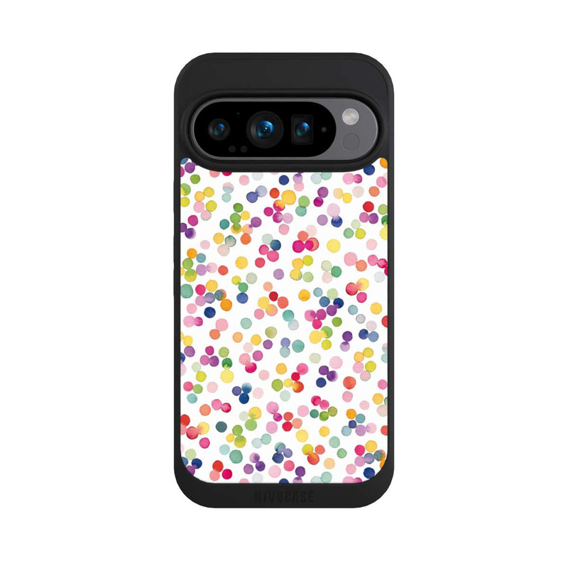 Pixel 9 Pro NIVOpure Watercolour Punkte Bunt