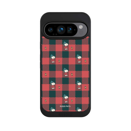 Google Pixel 9 Pro NIVOpure Peanuts Red Tartan Pattern
