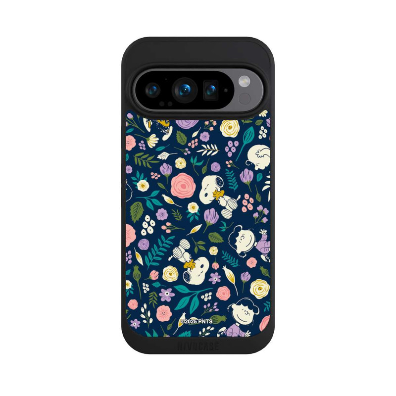 Pixel 9 Pro NIVOpure Peanuts Dark Flower Pattern