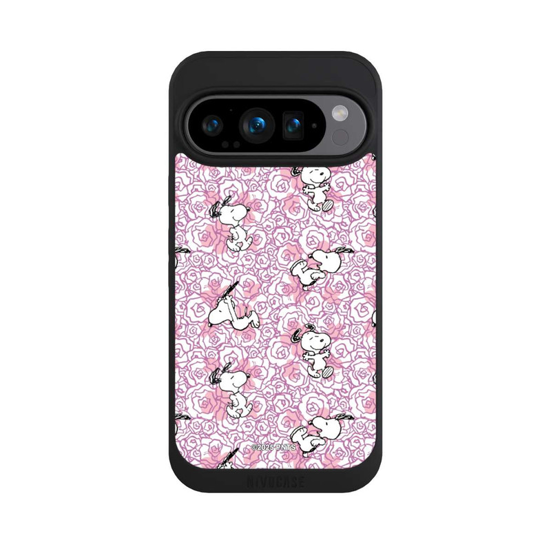 Pixel 9 Pro NIVOpure Peanuts Pink Roses Pattern