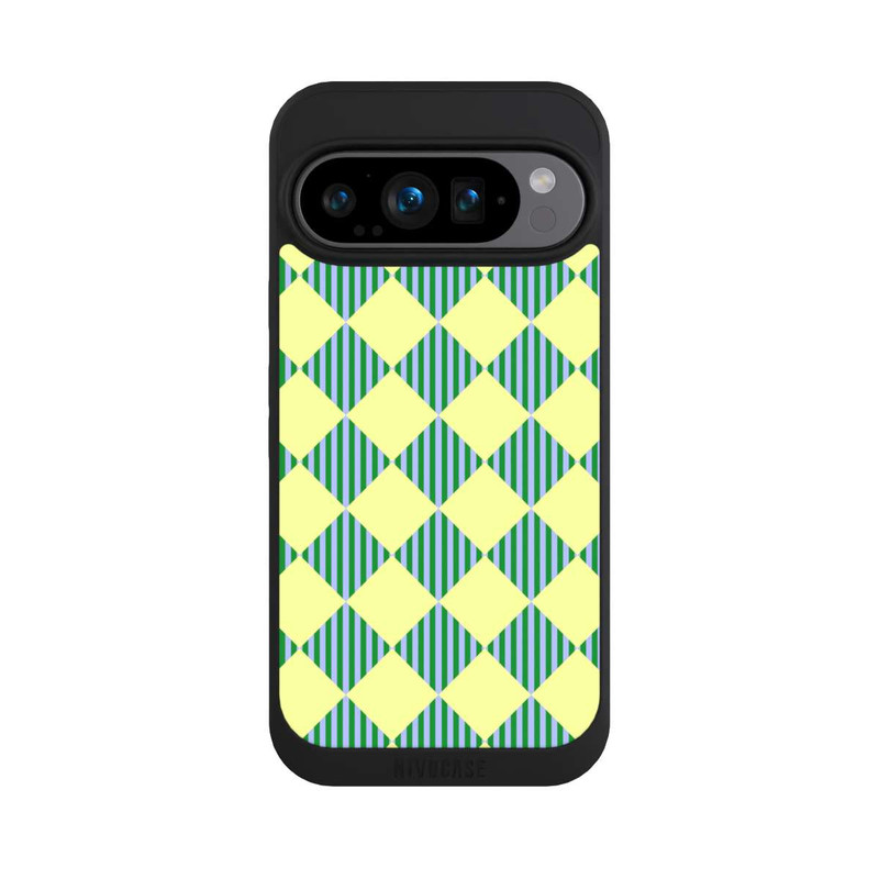 Pixel 9 Pro NIVOpure Rauten Muster Gelb