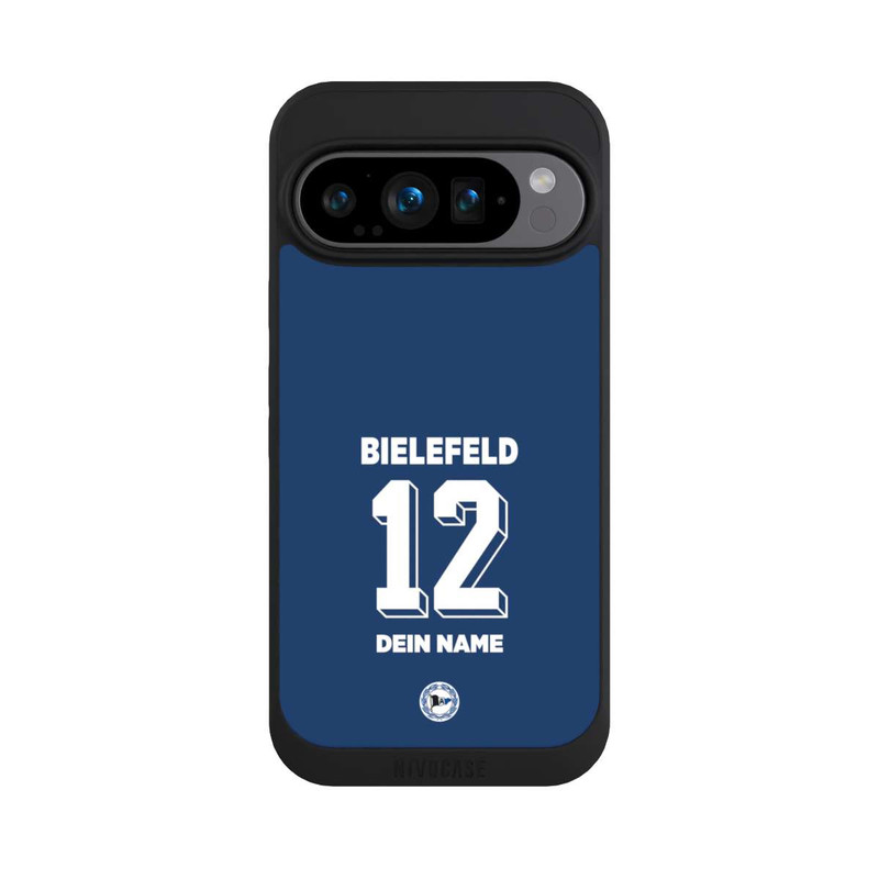 Pixel 9 Pro NIVOpure Arminia Bielefeld Trikot Personalisierbar 25-26